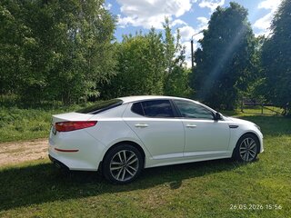 2015 Kia Optima III Рестайлинг, белый, 1690000 рублей, вид 3
