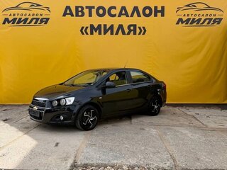2012 Chevrolet Aveo II, чёрный, 585000 рублей, вид 1