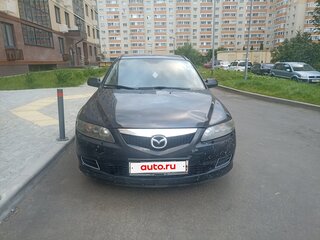 2006 Mazda 6 I (GG) Рестайлинг, чёрный, 350000 рублей, вид 2