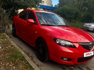 2007 Mazda 3 I (BK) Рестайлинг, красный, 580000 рублей, вид 3