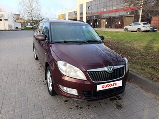 2012 Skoda Fabia II Рестайлинг, пурпурный, 520000 рублей, вид 1