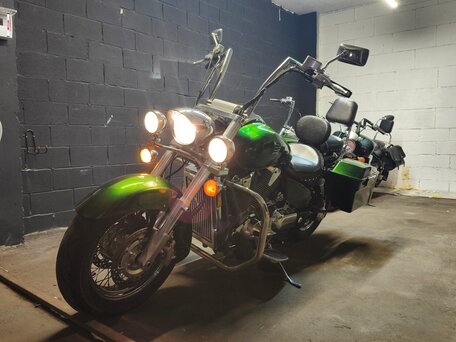 2003 Honda VTX 1800, зелёный, 880000 рублей, вид 2