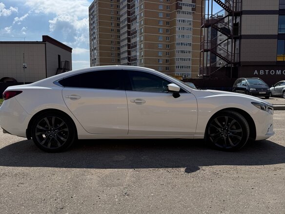 2015 Mazda 6 III (GJ) Рестайлинг, белый, 1620000 рублей - вид 6