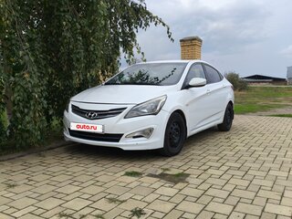 2016 Hyundai Solaris I Рестайлинг, белый, 575000 рублей, вид 3