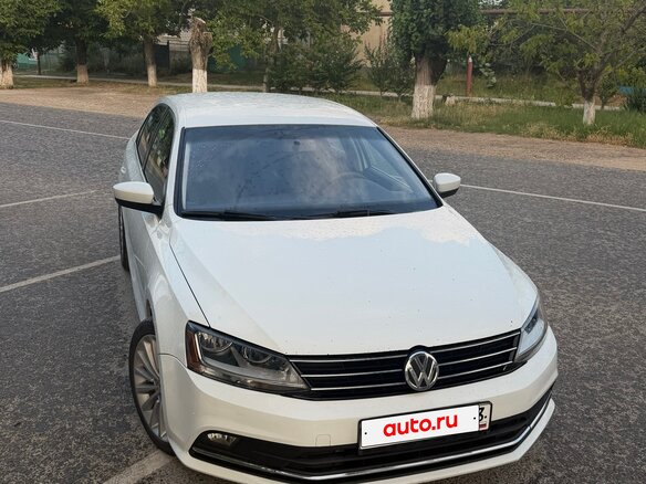 2017 Volkswagen Jetta VI Рестайлинг, белый, 1150000 рублей