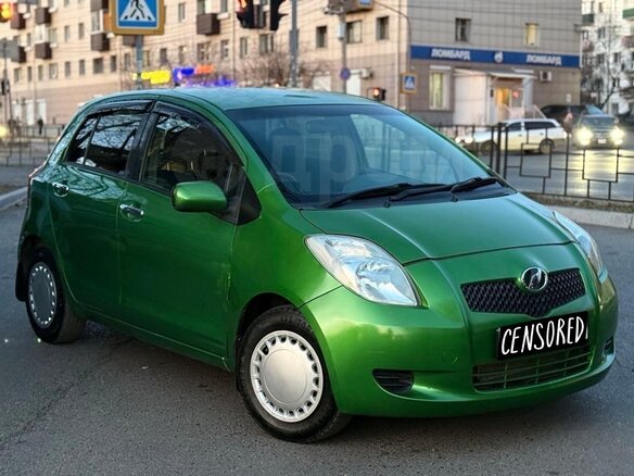 2005 Toyota Vitz II (XP90), зелёный, 250000 рублей - вид 2
