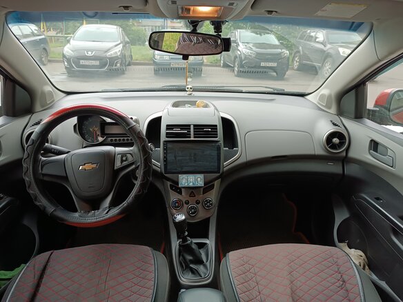 2012 Chevrolet Aveo II, красный, 650000 рублей - вид 11