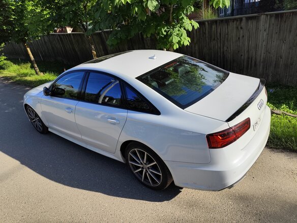 2018 Audi A6 IV (C7) Рестайлинг, белый - вид 8