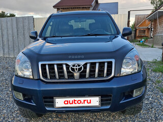 2004 Toyota Land Cruiser Prado 4-speed 120 Series, синий, 1800000 рублей, вид 1
