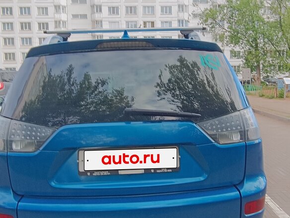 2007 Mitsubishi Outlander II, синий, 600000 рублей - вид 12