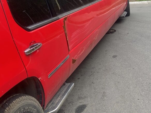 2008 Cadillac Escalade III, красный - вид 5