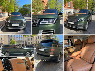 2021 Land Rover Range Rover Long IV Рестайлинг, зелёный, 14500000 рублей, вид 5