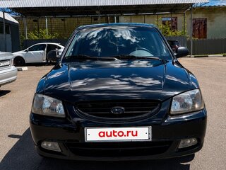 2006 Hyundai Accent ТагАЗ II, чёрный, 370000 рублей, вид 2