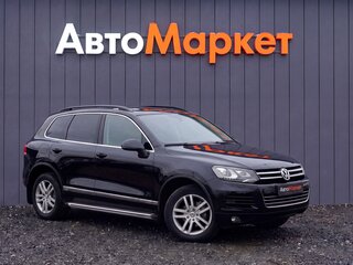 2011 Volkswagen Touareg II, чёрный, 1829000 рублей, вид 1
