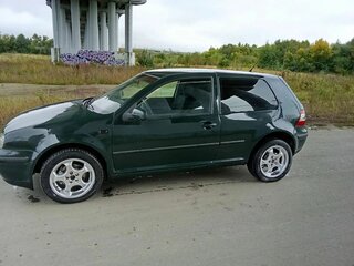 1998 Volkswagen Golf IV, зелёный, 255000 рублей, вид 5