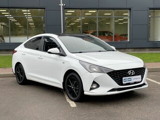 2020 Hyundai Solaris II Рестайлинг, белый, 1150000 рублей, вид 3