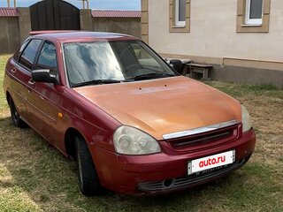 2008 Lada (ВАЗ) Priora I, красный, 165000 рублей, вид 4
