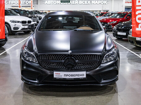 2015 Mercedes-Benz CLS 250 BlueTEC II (C218) Рестайлинг, чёрный, 3249700 рублей, вид 4