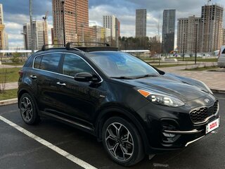 2020 Kia Sportage IV Рестайлинг, чёрный, 2890000 рублей, вид 3