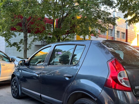 2010 Renault Sandero I, серый - вид 3