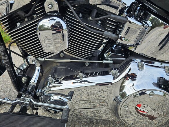 2007 Harley-Davidson Fat Boy, чёрный, 900000 рублей - вид 5