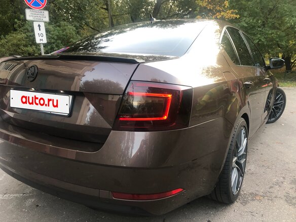2017 Skoda Octavia III (A7) Рестайлинг, коричневый, 1720000 рублей - вид 8