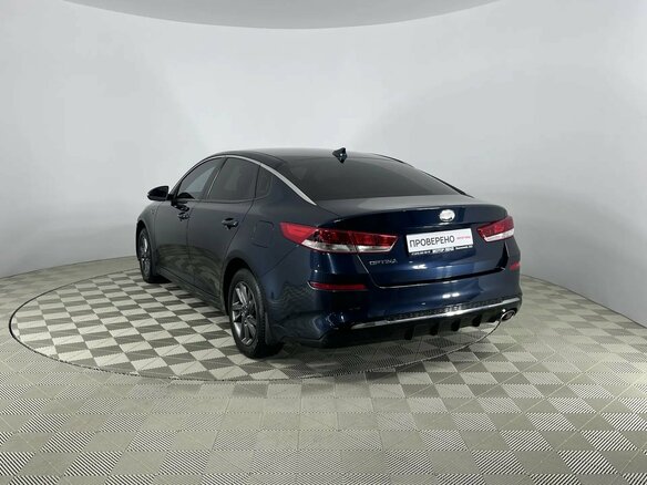 2018 Kia Optima IV Рестайлинг, синий, 1486000 рублей - вид 6
