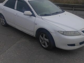 2006 Mazda 6 I (GG) Рестайлинг, белый, 380000 рублей, вид 4