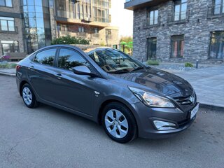 2014 Hyundai Solaris I Рестайлинг, серый, 1060000 рублей, вид 5