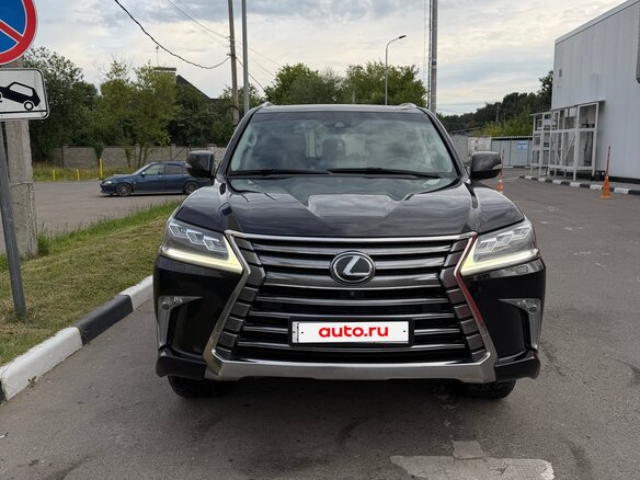 2019 Lexus LX 570 III Рестайлинг 2, чёрный, 9700000 рублей - вид 1