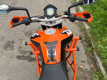 2012 KTM 200 Duke, оранжевый, 255000 рублей, вид 4