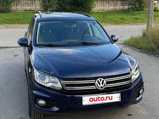 2012 Volkswagen Tiguan I Рестайлинг, синий, 1145000 рублей, вид 4