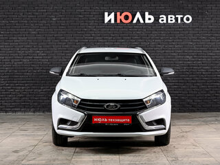 2019 Lada (ВАЗ) Vesta SW I, белый, 1000000 рублей, вид 2