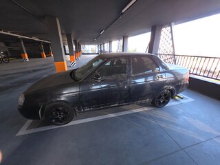 2008 Lada (ВАЗ) Priora I, чёрный, 145000 рублей, вид 4