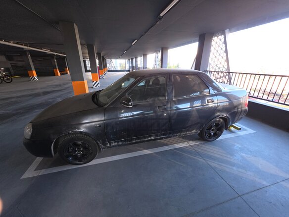 2008 Lada (ВАЗ) Priora I, чёрный, 145000 рублей - вид 3