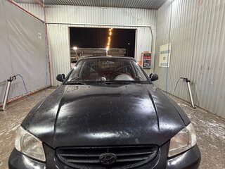 2008 Hyundai Accent ТагАЗ II, чёрный, 260000 рублей, вид 2