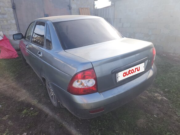 2008 Lada (ВАЗ) Priora I, серый, 180000 рублей - вид 6