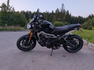 2015 Yamaha MT-09 (FZ-09), фиолетовый, 680000 рублей, вид 5