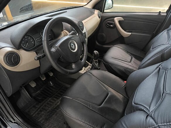 2012 Renault Logan I Рестайлинг, синий, 459000 рублей - вид 7