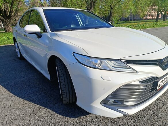 2019 Toyota Camry VIII (XV70), белый - вид 20