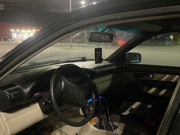 1991 Audi 100 IV (C4), чёрный, 250000 рублей - вид 8
