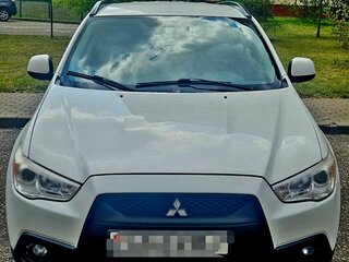 2013 Mitsubishi ASX I Рестайлинг, белый, 850000 рублей, вид 1