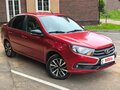 2022 Lada (ВАЗ) Granta I Рестайлинг, красный, 700000 рублей - вид 9