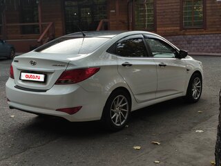 2015 Hyundai Solaris I Рестайлинг, белый, 1000000 рублей, вид 4