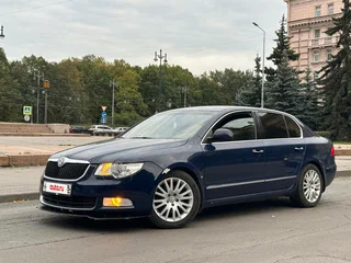2009 Skoda Superb DSG II, синий, 950000 рублей, вид 1