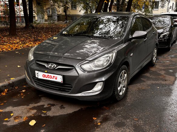 2011 Hyundai Solaris I, серый, 585000 рублей - вид 8