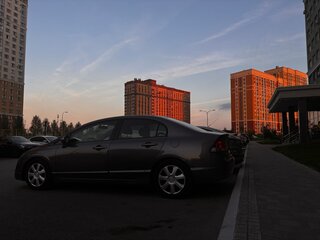 2009 Honda Civic VIII Рестайлинг, серый, 715000 рублей, вид 5