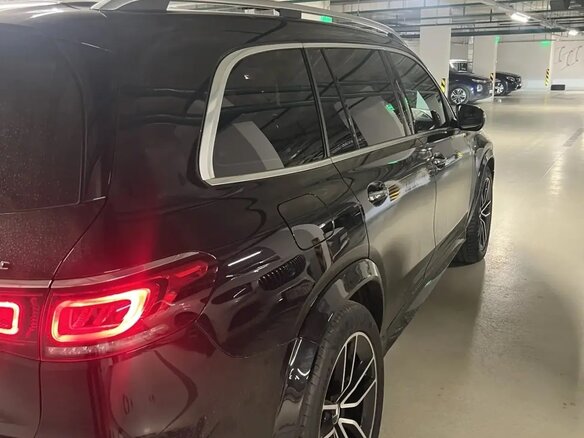 2021 Mercedes-Benz GLS 400 d II (X167), чёрный - вид 2