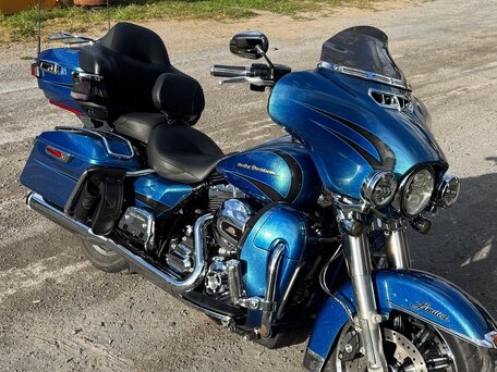 2014 Harley-Davidson Electra Glide, синий, 1205000 рублей, вид 1