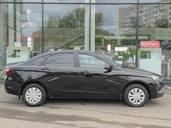 2023 Lada (ВАЗ) Vesta I Рестайлинг (NG), чёрный - вид 3